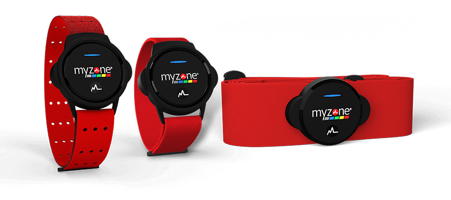 MyZone heart rate monitors and fitness wearables